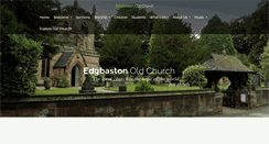 Desktop Screenshot of edgbastonoldchurch.org.uk